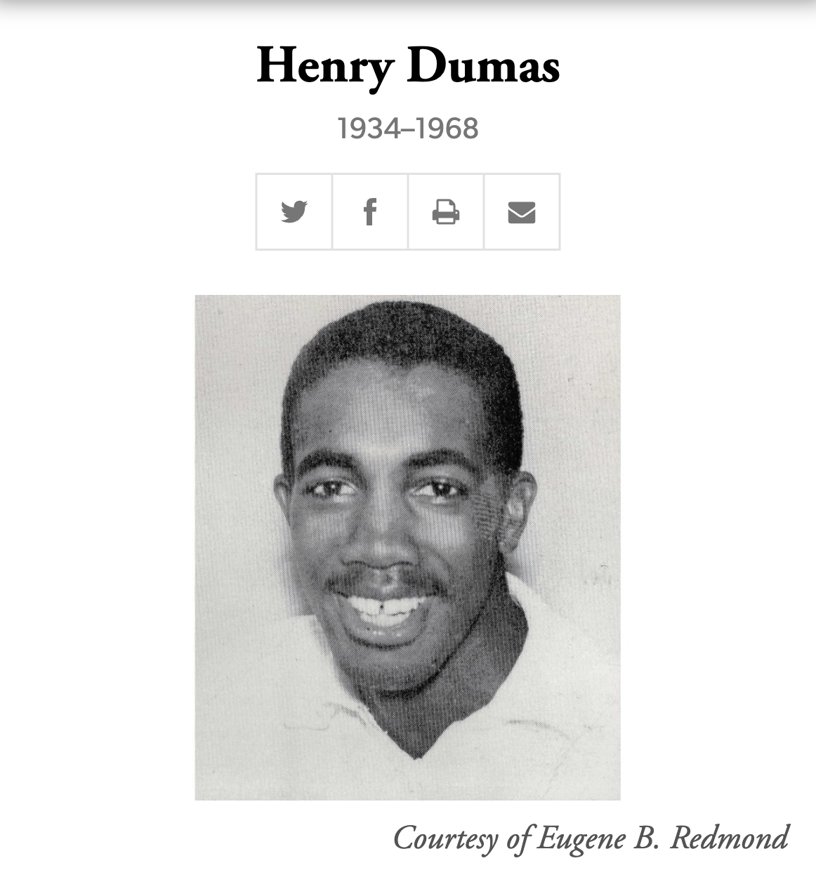 Henry Dumas – Knees of a Natural Man: The Selected Poetry of Henry Dumas (1989)